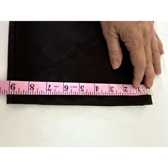 Counterparts Sz 16 Brown Pull On Pants w/ Tummy Control Panel Mid Rise Stretch - Picture 12 of 13